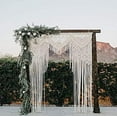 thumbnail image 1 of Handmade Macrame Wall Decor Hanging - Bohemian Home Geometric Art Decor - Macrame Curtain-Macrame Wedding Backdrop for Christmas & Decorations (W 75 X L 85 INCH), 1 of 5