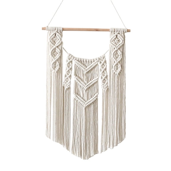 Handmade Macrame Wall Rugs Hanging Woven Tapestry Art Decor Wall Apartment Nursery Party Backdrop Decorations