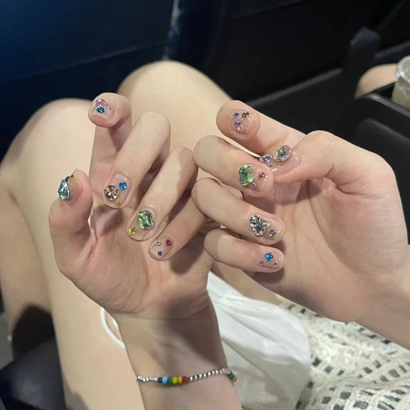 Handmade Manicure Wear Fake Nail Patch