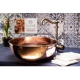 thumbnail image 1 of 10.5" Handmade Hammered 100% Solid Copper Kitchen & Bathroom Vessel Sink Bowl – Countertop Basin for Vanity & Powder Room | Eco-Friendly Rustic Copper Sink, 1 of 10