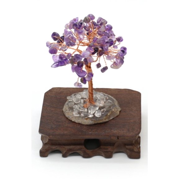 Handmade Medium Crystal Feng Shui Tree, Crystal Tree of Life