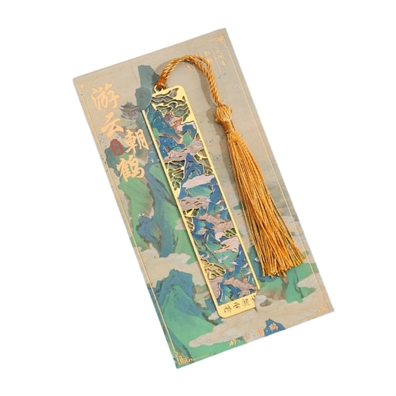 Handmade Metal Bookmarks Delicate with Pendant for Men Women Students Birthday Present