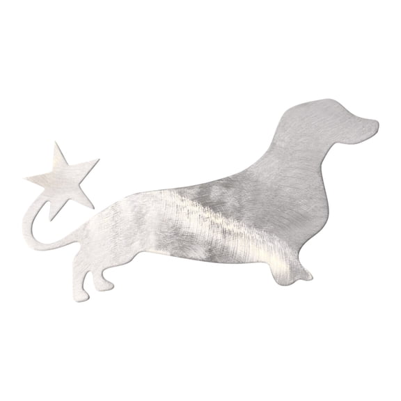 Handmade Metal Christmas Tree Topper with Star for Decoration All Year Round Ideal Gift for Dog Lovers