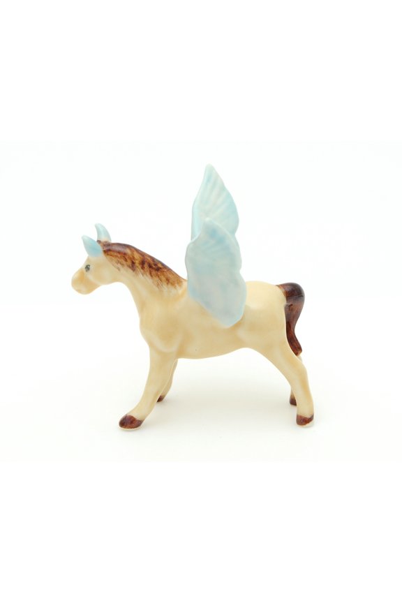 Handmade Miniatures Ceramic Pegasus Figurine Animals Decor/Animal Collection