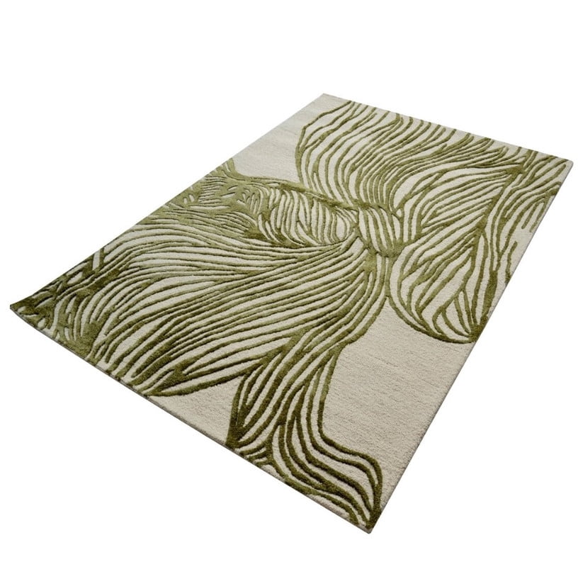 Handmade Modern Abstract Design Hand Tufted Area Rug Hand Tuft Wool Rug ...
