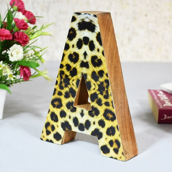 Handmade Modern Eco-Friendly "A" Alphabet Letter Block For Study Room, Kids Room, Living Room, Hall, Cabin, Offices