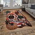 thumbnail image 1 of Avyay Rugs Modern Floral & Geometric Handmade Runner Rug, 2.6 x 9 ft, 100% Premium Wool, 1 of 5
