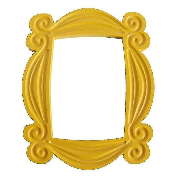 Handmade Monica Door Frame Wood Yellow Photo Frames Collectible Home Decor Collection Cosplay Gift