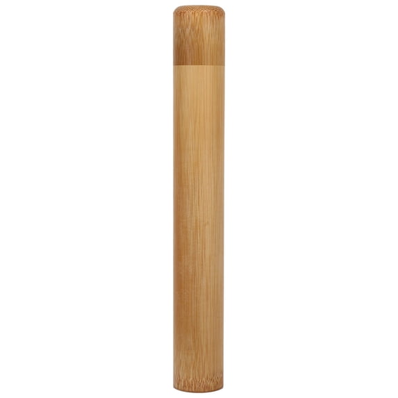 Handmade Natural Bamboo Storage Tube Portable Round Sealed Tea Canister ...