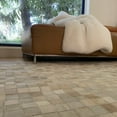 thumbnail image 1 of Handmade Natural Cowhide Leather Patchwork Tile Area Rug, 1 of 7