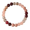 thumbnail image 1 of Handmade Natural Gemstone Bracelet - 8mm Healing Crystal Beaded Stretch Bracelet with Jade, Natural Stone Jewelry for Women, Mother's Day Gifts, 1 of 2