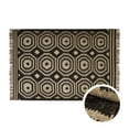 thumbnail image 1 of Kilim Wool Jute Rug – Handwoven Southwestern Area Rug with Tribal Geometric Pattern & Fringe 3 X 5 ft, 1 of 7