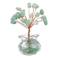 thumbnail image 1 of Handmade Natural Tumbled Crystal Tree Decor - Copper Wire Gemstone Feng Shui Ornament for Home, Car Interior, Living Room or Office Desk Tabletop Decoration (Assorted Colors), 1 of 5