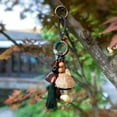 thumbnail image 1 of Handmade Natural Wind Chimes, String of Bells with Wooden Beads, Soothing Sound for Meditation Yoga Relaxation, Outdoor Garden Patio Balcony Decor, Zen Wind Chime Musical Instrument, 1 of 5