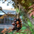 thumbnail image 1 of Handmade Natural Wood Wind Chimes with Fruit Shells, Soothing Melodic Sound, Indoor & Outdoor Decor, Yoga Meditation Accompanying Instruments A, 1 of 5