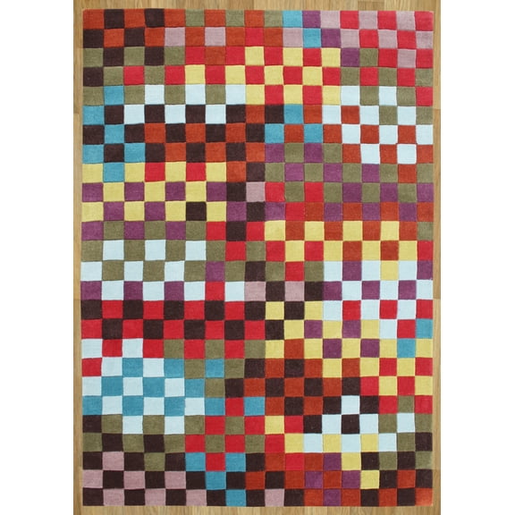 Handmade New Zealand Blend Wool Area Rug