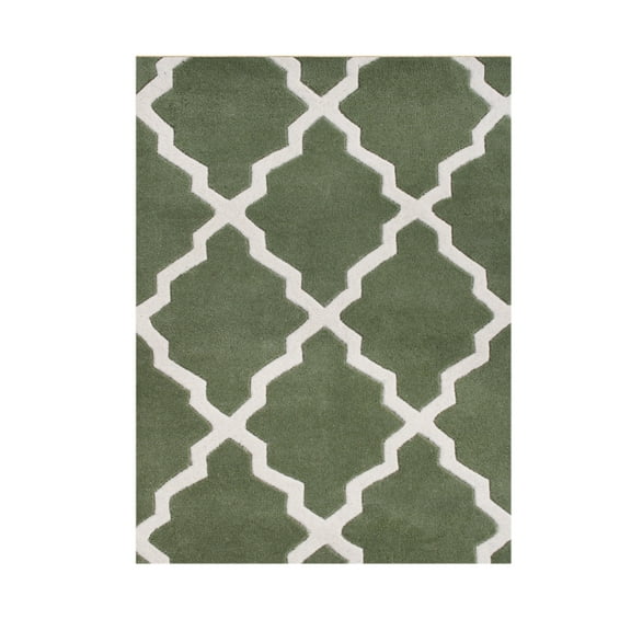 Handmade New Zealand Blend Wool Area Rug