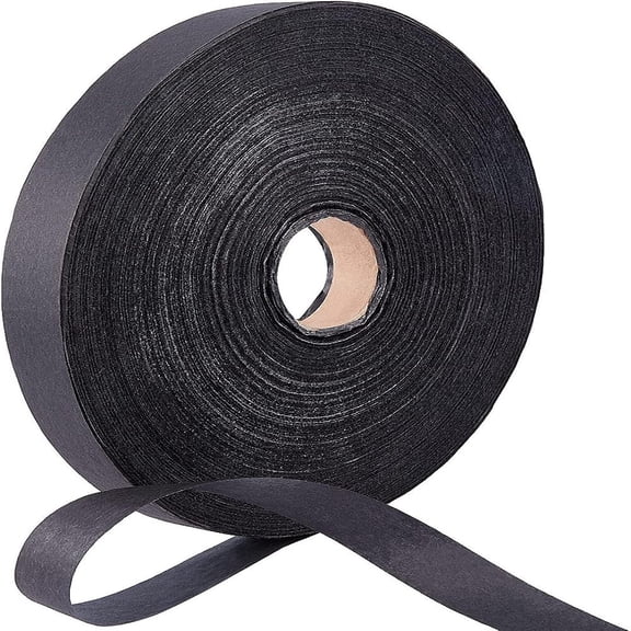 Handmade Paper Rattan Woven Paper Rattan for Art Craft Flower Bouquets Black 20x0.1mm 650m/roll DIY