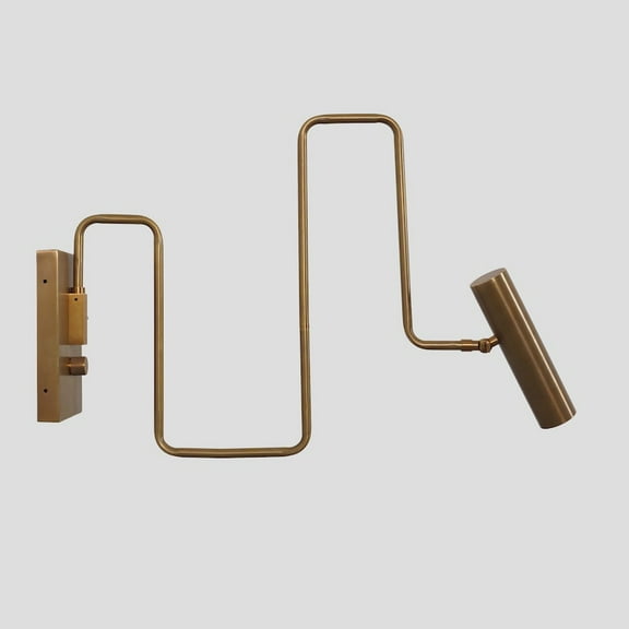 Handmade Pivot Articulated Single Sputnik Wall Lamp Beside Wall Lamp