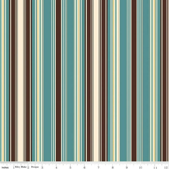 Handmade Placemat Or Table Runner Cowboys Stripes Teal