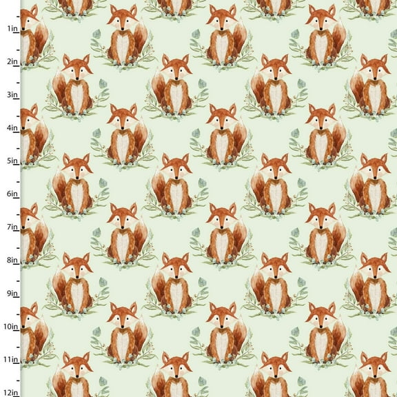 Handmade Placemat Or Table Runner Forest Friends Fox