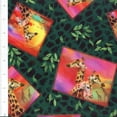 thumbnail image 1 of Handmade Placemat Or Table Runner Giraffe Safari Green, 1 of 3