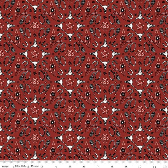 Handmade Placemat Or Table Runner John Wayne Courage Bandanna Barn Red