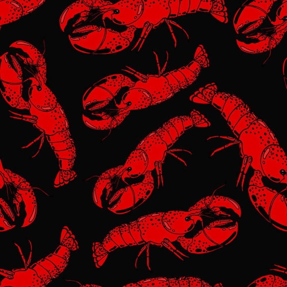 Handmade Placemat Or Table Runner Lobsters Allover
