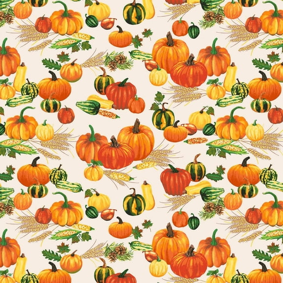 Handmade Placemat Or Table Runner One of a Kind Pumpkin Patch