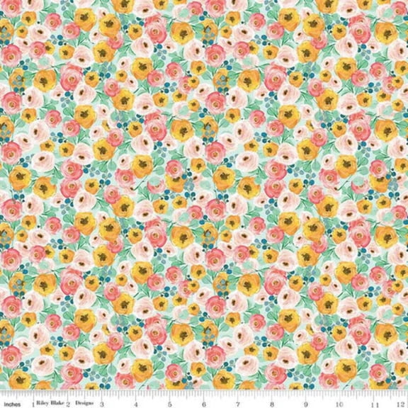 Handmade Placemat Or Table Runner Spring Garden Sky