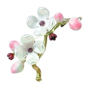 Handmade Plum Flower Pin Elegant Cultural Jewelry Gift For Special Occasions
