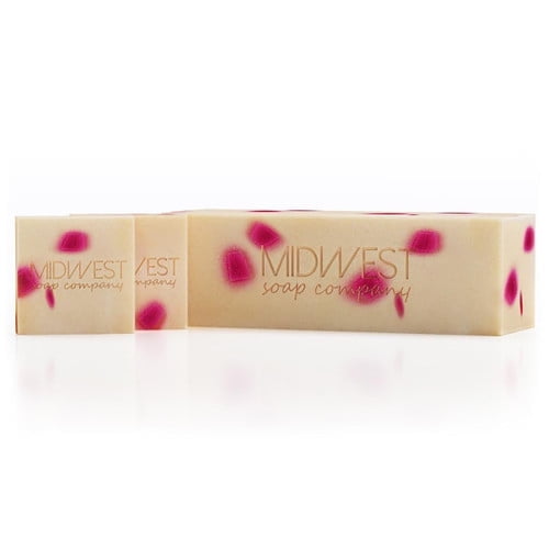 Handmade Pomegranate Cherry Artisan Soap - 3 Bars