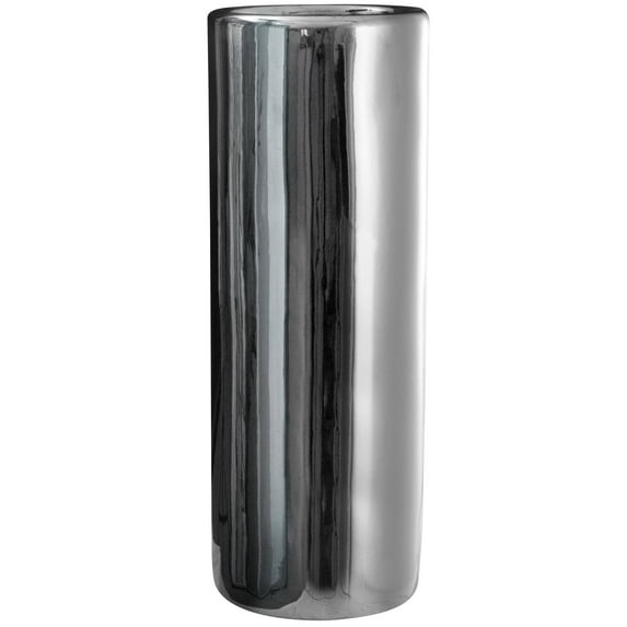 Red Lantern 24" Pure Silver Porcelain Umbrella Stand