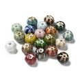 thumbnail image 1 of Handmade Porcelain Beads Rondelle Mixed Color 12~12.5x10mm Hole: 2.5mm diy, 1 of 4