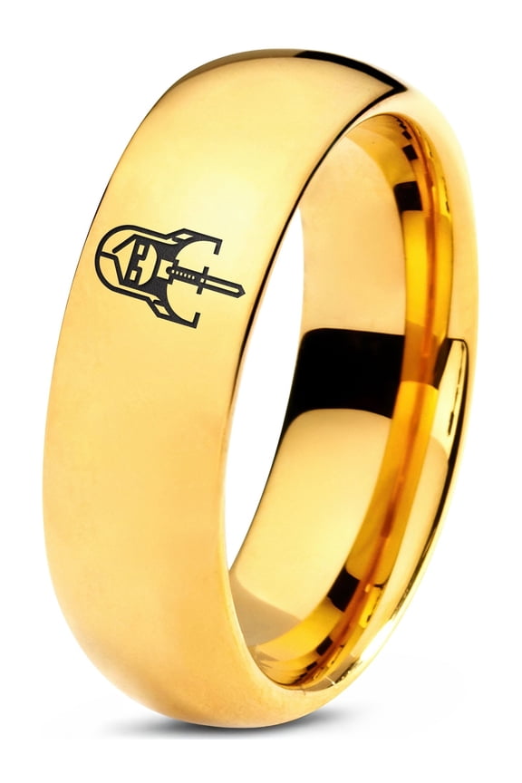 Handmade Purity Ring Gold Tungsten Gamer Mixed Metal Jewelry Friendship Rings Mother Day Gift