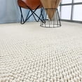 thumbnail image 1 of Handmade Ramsha Wool & Cotton Living Room Decor Woven Rug - SRN 026, 1 of 5