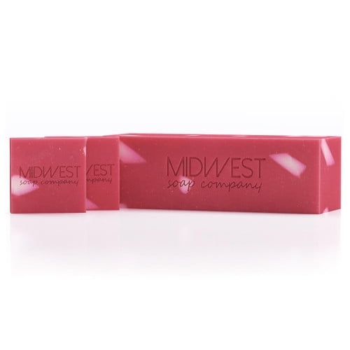 Handmade Raspberry Rush Artisan Soap - 6 Bars