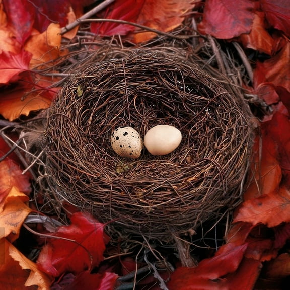 Handmade Rattan Bird Nest 6Cm Factory Direct Sale, Handcrafted Natural Weaving Artisanal Design Unique Each Piece Slightly Different, Ideal For Small Birds Pigeons Parrots Warm