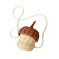 thumbnail image 1 of Handmade Rattan Pinecone Shaped Small Storage Basket, Cute Compact Desktop Sundries Organizer, Home Decoration Photo Props For Jewelry Candy Cosmetic Small Items Storage, 1 of 7