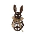 thumbnail image 1 of Handmade Rattan Woven Easter Garden Decoration, Bunny Figurine for Outdoor or Indoor Spring Decor, Patio Table Centerpiece,A, 1 of 6