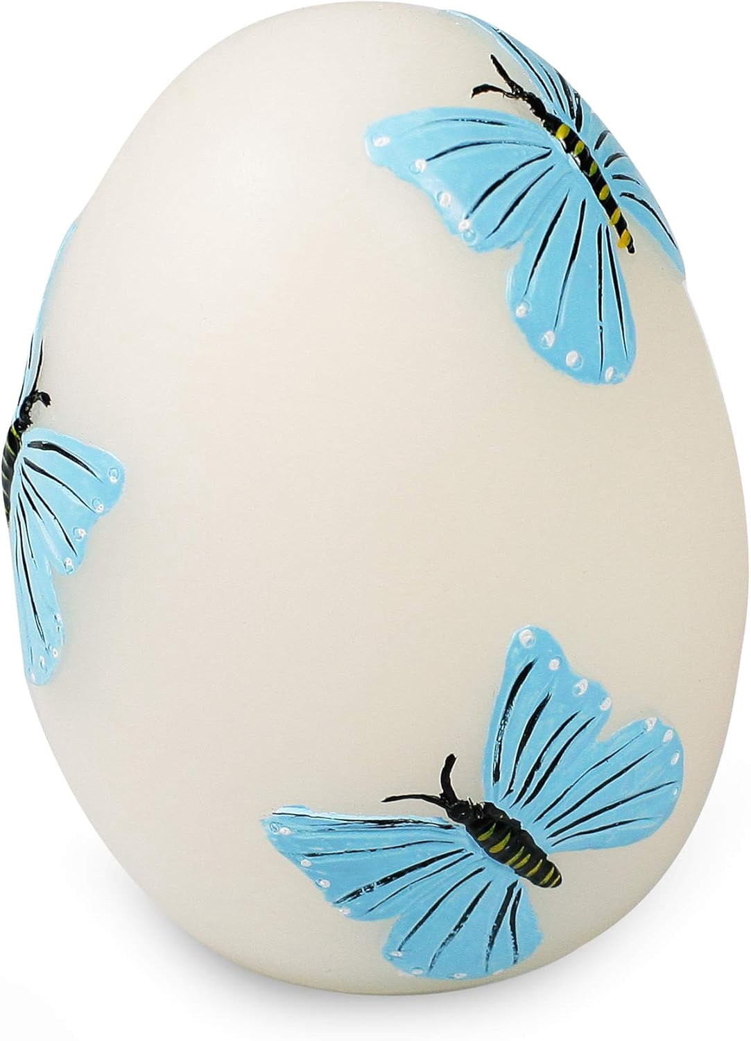 Handmade Real Wax Easter Egg Battery Operated LED Candle Light with ...
