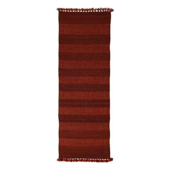 Handmade Red Wooden Bell Ornaments - Channapatna Holiday Decor