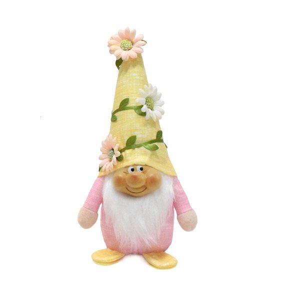 Handmade Resin Face Plush Doll Figurine With Optional Color Hat Perfect For Spring