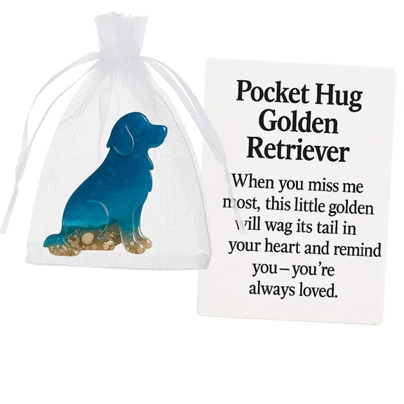 Handmade Resin Pocket Hug Ornament, Cute Animal Keepsake with Inspirational Card for Comfort, Friendship Token, Keychain, Bag Charm, and Encouragement Gift