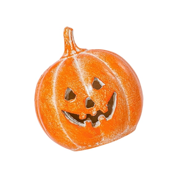 Handmade Resin Pumpkin Candle Holder Halloween Pumpkin Decorations for Front Porchs Door Room Home Decors