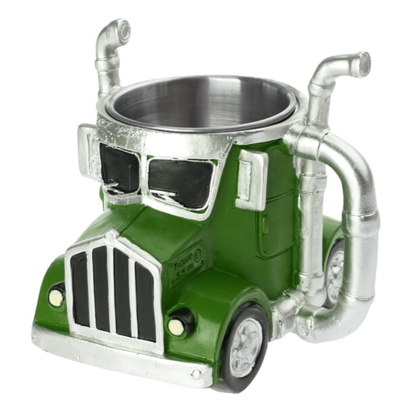 Handmade Resin Truck Mug 12oz Semi Trailer Shape Coffee Cup for Coffee and Hot Chocolate