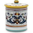 thumbnail image 1 of Handmade Ricco Deruta Ceramic Canister-Italian Design, 1 of 1