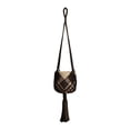 thumbnail image 1 of Handmade Rope Hanging Planter, Stylish Plants Hangers Crochet Boho Plants Holder Hanging Plants Basket, Decorative Flower Planter Tassels Long Basket Stand Fence for Indoor Outdoor Wall Home Decor, 1 of 8