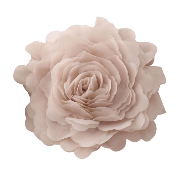 Handmade Rose Flower Round Throw Pillows Case Princess Cushions for Living Room Sofa Bed Wedding Gift