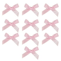 Handmade Satin Bows - 10pcs, 6 Colors, Reusable Ties - for Gift Wrapping, Crafts, Party Decor